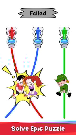 Screenshot Toilet Rush Race: Draw Puzzle