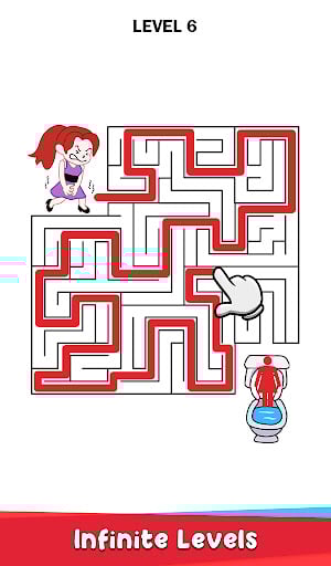 Screenshot Toilet Rush Race: Draw Puzzle