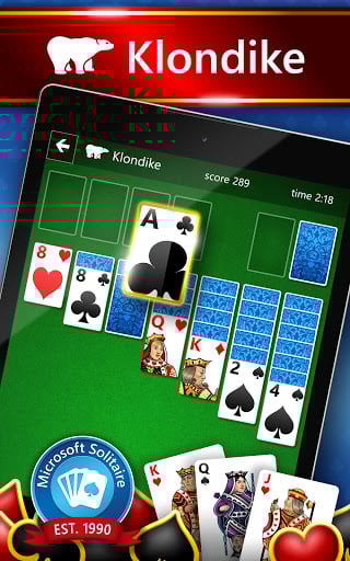 Screenshot Microsoft Solitaire Collection