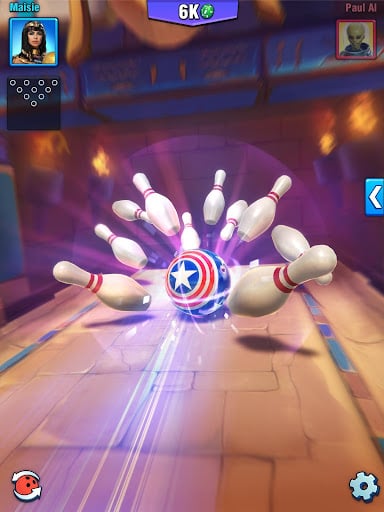 Screenshot Bowling Crew — 3D bowling game