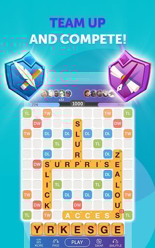 Screenshot Words With Friends Crosswords