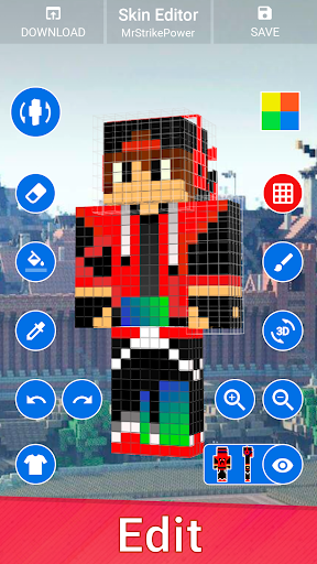Screenshot 3D Skins Maker for Minecraft