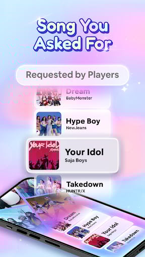 Screenshot Kpop Tiles: Piano Rhythm Game