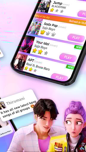 Screenshot Kpop Tiles: Piano Rhythm Game