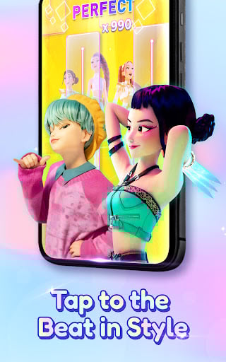 Screenshot Kpop Tiles: Piano Rhythm Game